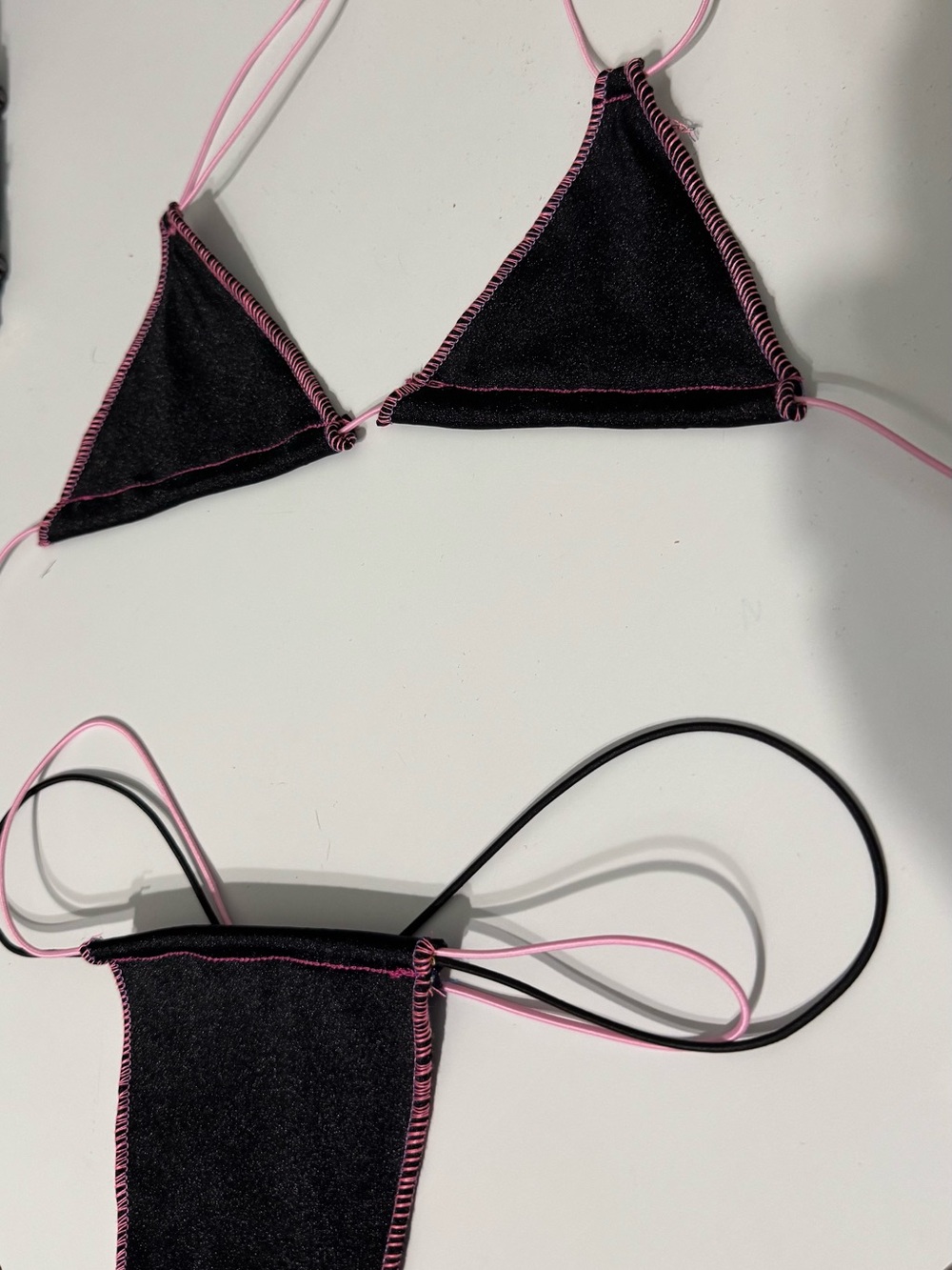 Black & Pink bikini Set